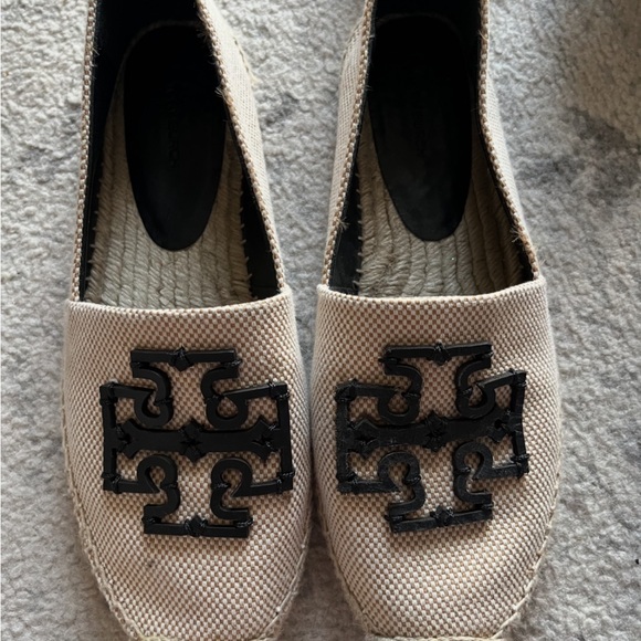 Tory Burch Black and Beige Espadrilles size 8.5 - Picture 13 of 13